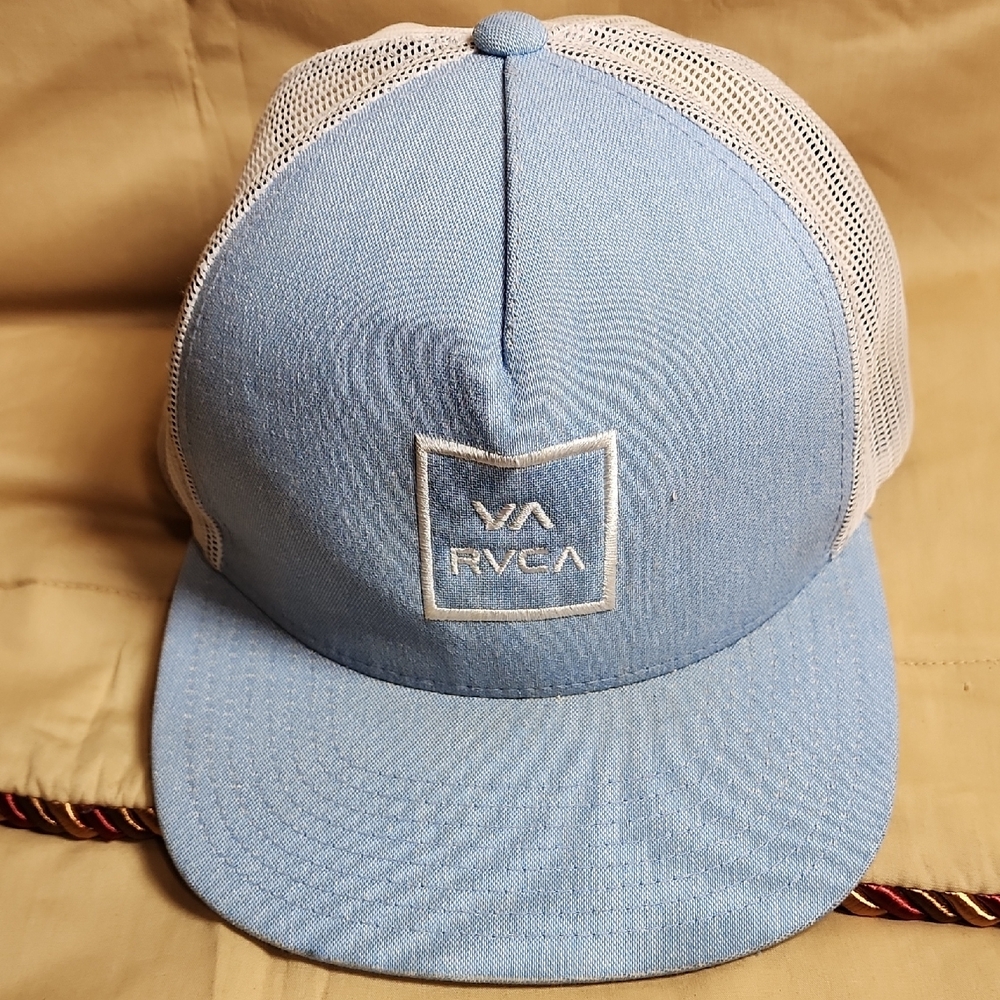 RVCA Light Blue Trucker Hat